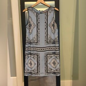 Philosophy Republic 10 sleeveless shift dress Anthropologie handkerchief scarf
